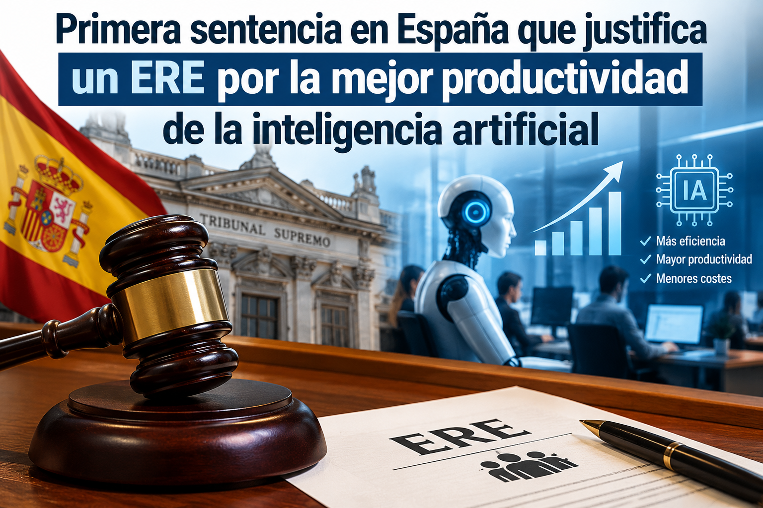 Sentencia española ERE y productividad de la IA